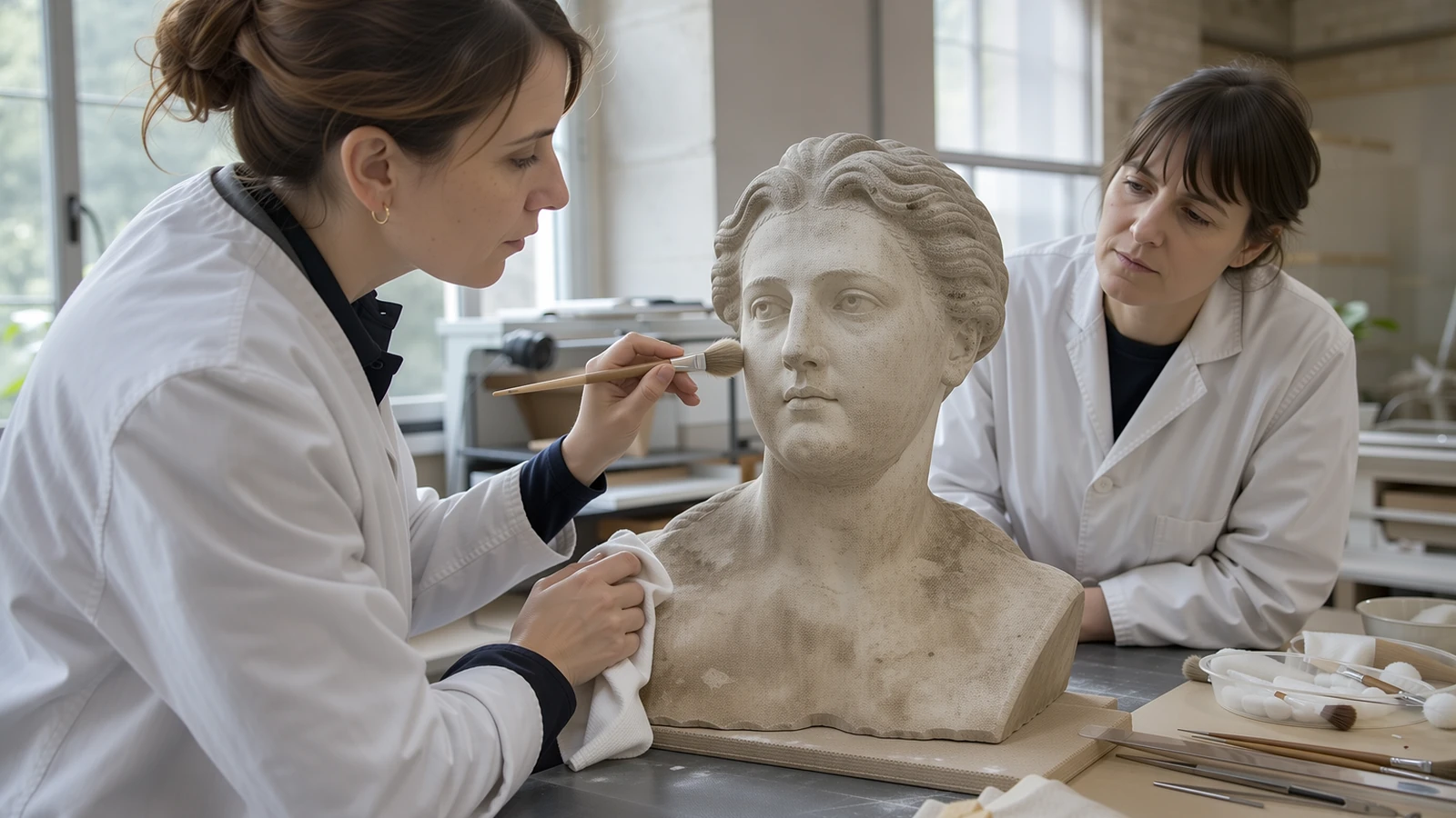 Médiation autour d’une sculpture au musée