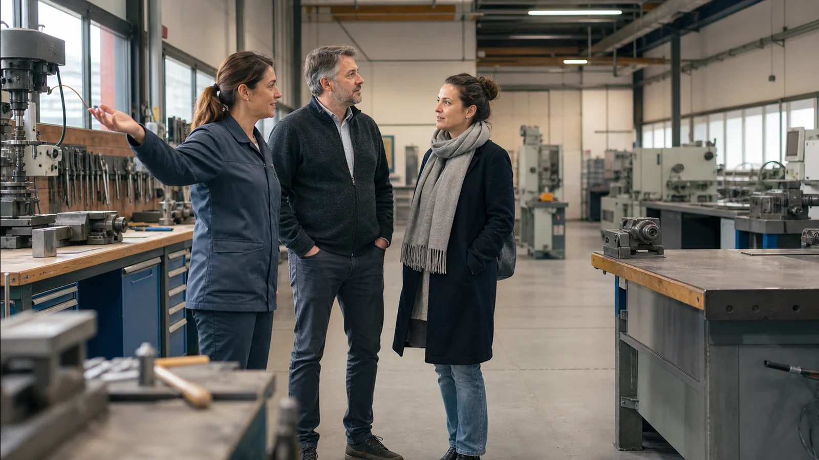 Visite d’un centre de formation professionnelle