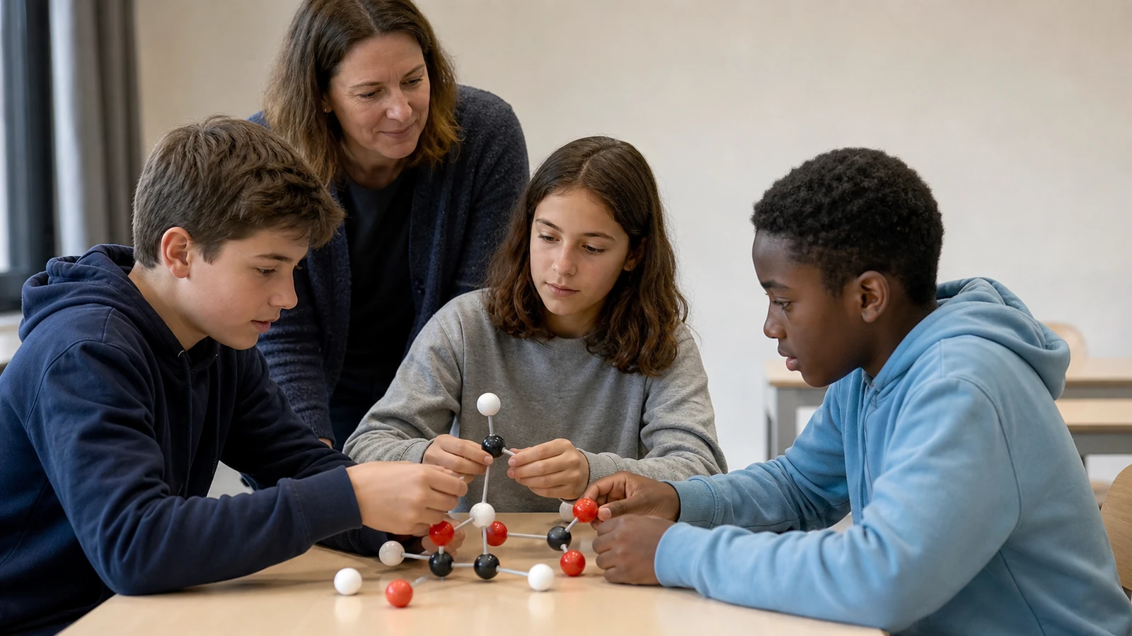 Petit groupe accompagné autour d’un modèle scientifique