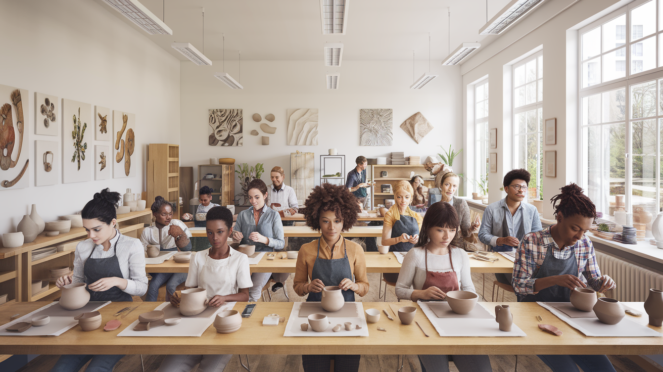 explorez les cours de poterie à grenoble et libérez votre créativité ! apprenez les techniques de base, façonnez votre propre œuvre et partagez un moment artistique inoubliable. que vous soyez débutant ou confirmé, rejoignez-nous pour une expérience enrichissante.